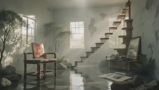"Roomlogic", emotionally driven spatial design where rooms and architecture are organized by feelings and memories inste